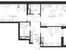 2-к. квартира, 58 м²