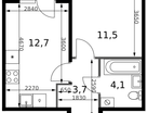 1-к. квартира, 33 м²