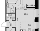 4-к. квартира, 87 м²