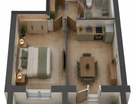1-к. квартира, 36 м²
