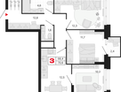 3-к. квартира, 70&nbsp;м²