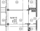 1-к. квартира, 72,7&nbsp;м²