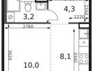 Студия, 25&nbsp;м²