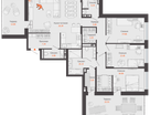 4-к. квартира, 131&nbsp;м²
