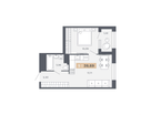 Студия, 39&nbsp;м²