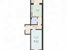1-к. квартира, 42&nbsp;м²