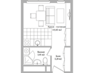 Студия, 21&nbsp;м²
