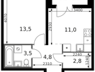 1-к. квартира, 37 м²