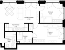 3-к. квартира, 84 м²