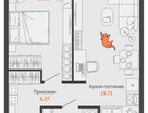 2-к. квартира, 44&nbsp;м²