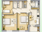 3-к. квартира, 66,8&nbsp;м²
