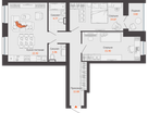 3-к. квартира, 75&nbsp;м²