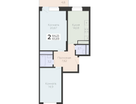 2-к. квартира, 65&nbsp;м²