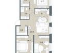 4-к. квартира, 82 м²