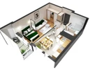 1-к. квартира, 41,7&nbsp;м²