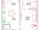 2-к. квартира, 82,9&nbsp;м²