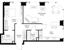 2-к. квартира, 65 м²