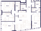 4-к. квартира, 128 м²