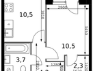 1-к. квартира, 32&nbsp;м²