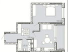 1-к. квартира, 48&nbsp;м²