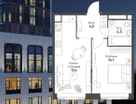 1-к. квартира, 40,7&nbsp;м²
