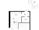 1-к. квартира, 37 м²