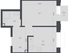 1-к. квартира, 32 м²