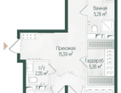 2-к. квартира, 75 м²