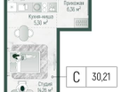 Студия, 31 м²