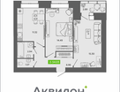 2-к. квартира, 54&nbsp;м²