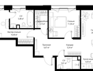 2-к. квартира, 78&nbsp;м²
