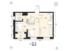 2-к. квартира, 59,1&nbsp;м²