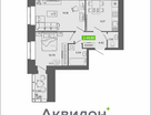 2-к. квартира, 44&nbsp;м²