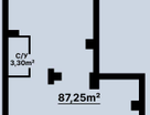 Помещение свободного назначения, 87,2&nbsp;м²