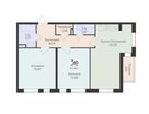 3-к. квартира, 65&nbsp;м²