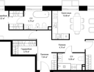 2-к. квартира, 80 м²