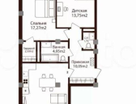 3-к. квартира, 78,5 м²