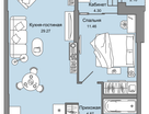 2-к. квартира, 54&nbsp;м²