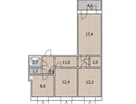 3-к. квартира, 67,5&nbsp;м²