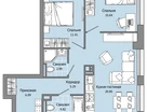 3-к. квартира, 62&nbsp;м²