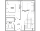 Студия, 35&nbsp;м²