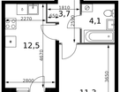1-к. квартира, 32&nbsp;м²