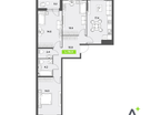 Студия, 78 м²