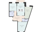 3-к. квартира, 87&nbsp;м²