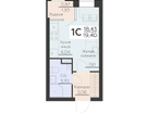 1-к. квартира, 19&nbsp;м²