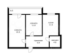2-к. квартира, 56,7&nbsp;м²