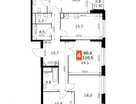 4-к. квартира, 110&nbsp;м²