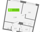 Студия, 41&nbsp;м²