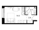 Студия, 21&nbsp;м²