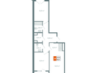 2-к. квартира, 71 м²